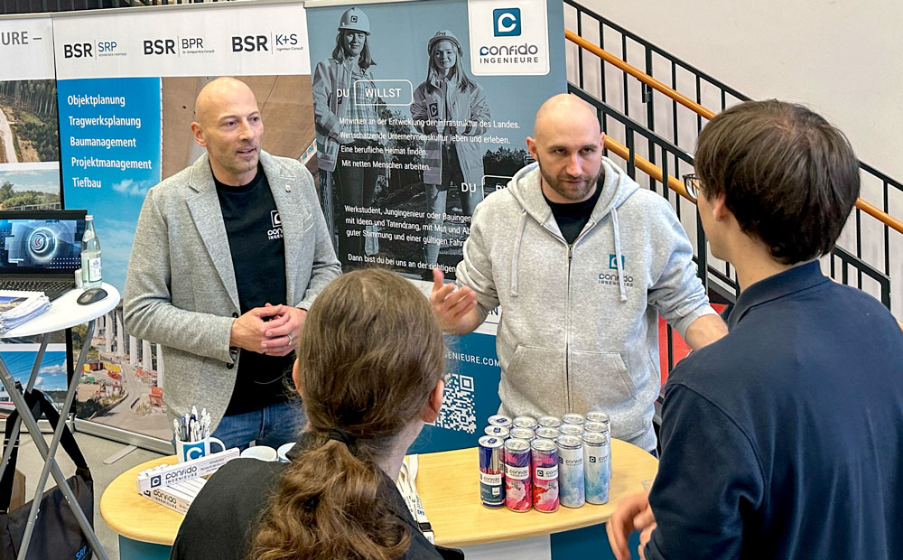 CONFIDO Ingenieure im Gespräch mit Studierenden der Hochschule Coburg