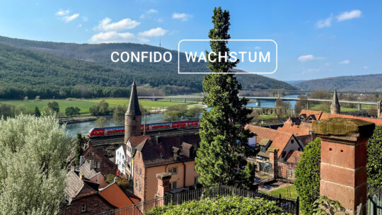 Landschaft der Umgebung des neuen Büros in Gemünden a.Main der CONFIDO Ingenieure